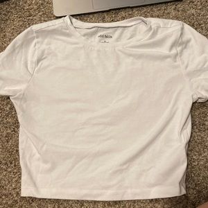 White crop top